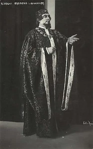 GIACOMO VAGHI, italienischer Bass Original Vintage Postkarte 40er Jahre - Bild 1 von 1