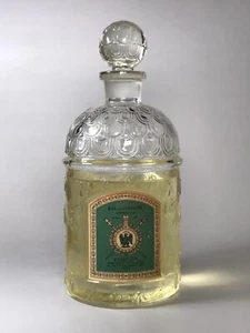 Vintage 1950s GUERLAIN EAU de COLOGNE IMPERIALE 16 oz Splash Bee Bottle 70% Full - Picture 1 of 12