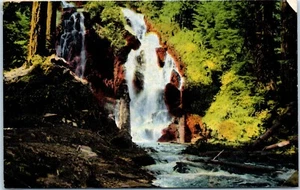 National Creek Waterfalls, Rogue River National Forest, Oregon Postcard - Picture 1 of 2