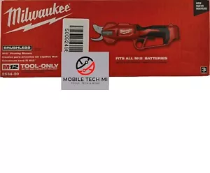 Milwaukee M12 Astschere Brushless Werkzeug nur 2534-20 - Nagelneue Schneider - Bild 1 von 1