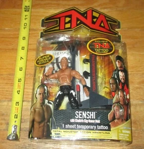 Figura de lucha libre 2007 NWA TNA Impact Marvel Senshi serie WWE 8 Low Ki negra - Imagen 1 de 3