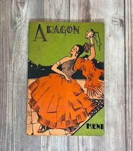 1930s Aragon Ballroom Chicago Illinois Vintage Restaurant Menu - Picture 1 of 5