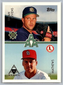 1996 Topps #102 Brian Givens / T.J. Mathews AAA, RC  AAA  Brewers / St. Louis