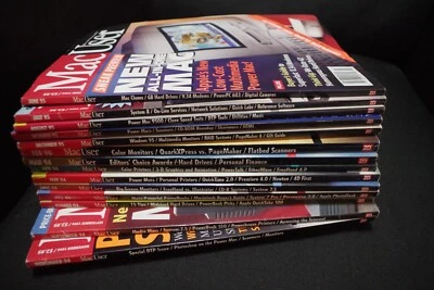 1995-1996 MAC USER MAGAZINES, 14 EDITIONS!  Great condition! - Image 1 of 4
