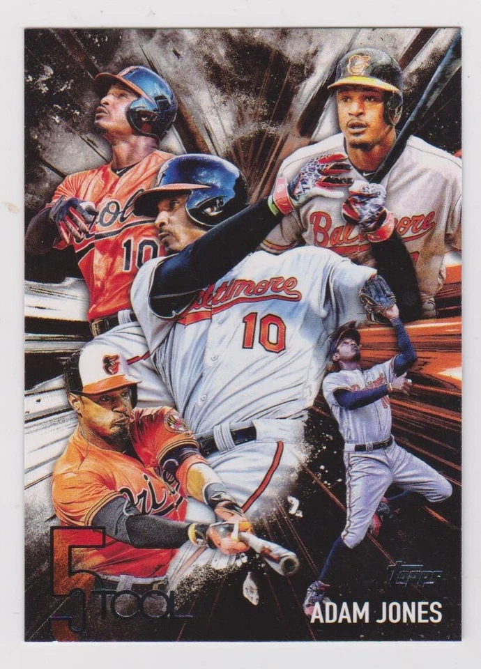 2017 Topps Baseball Series 1 Five 5 Tool #5T39 Adam Jones (Orioles) - Image 1 of 1