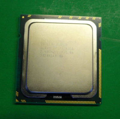 ПОДЛИННЫЙ Intel Xeon E5620 SLBV4 2,4 ГГц 12 МБ четырехъядерный процессор 60HT4 - Изображение 1 из 3