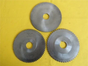 3 x DDR Scheibenfräser - HSS - 160 x 4,0 - 100 / 64 / 50 Zähne - Aufnahme Ø 32 - Bild 1 von 2