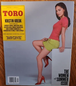 TORO MAGAZINE 2005 SMALLVILLE Kristin Kreuk Cobie Smulders Evangeline Lilly RARE - Imagen 1 de 1