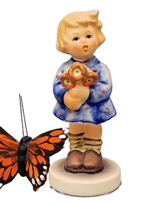 Goebel Hummel Girl with Flower Bouquet 86 - Picture 1 of 9
