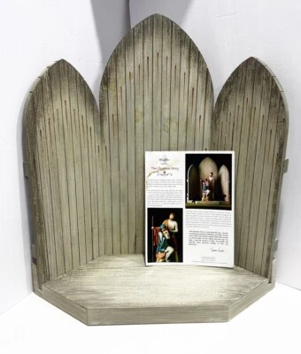 Willow Tree THE CHRISTMAS STORY SANCTUARY 24" Creche Manger Susan Lordi  READ….. - Image 1 of 4