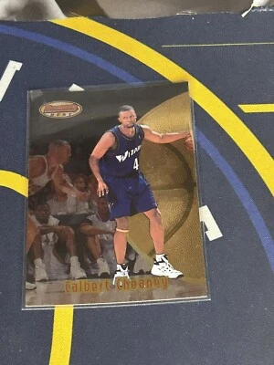 1997-98 Bowman's Best Washington Wizards Basketball Card #87 Calbert Cheaney - Image 1 of 2