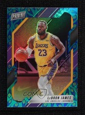 2021 Panini National Convention VIP Gold Pack Peacock Prizm LeBron James #38