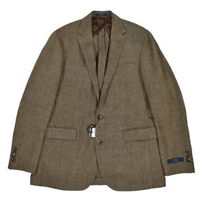 Polo Ralph Lauren Brown Morgan Linen Blazer Sport Coat Jacket New $895