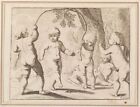 &quot;Playing Putti&quot;, Copper Engraving, 18th Century (1)