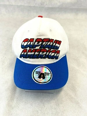 H & M Marvel Captain America Youth Hat~Size 4-8Y~Snap Back~Flex Bill~EUC - Image 1 of 4