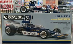 371435 1974 TASMAN SERIES ROUND 7 3RD #14 GRAEME LAWRENCE LOLA T332 1:18 MODEL - Picture 1 of 11