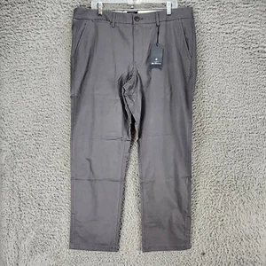 Ben Sherman Pants Mens 36x30 Gray Stretch Mid Rise Straight Fit *NWT* - Picture 1 of 16
