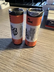 2001 P & D New York State Mint Quarter Rolls, uncirculated - Picture 1 of 3