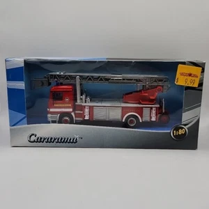 CARARAMA MERCEDES-BENZ FIRE BRIGADE TRUCK 1:80 SCALE VINTAGE DIE-CAST MODEL - Picture 1 of 5