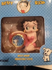 Betty Boop Vintage 1995 Fantasma Miniature Clock - Picture 1 of 6