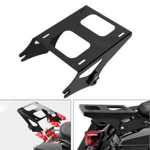 Detachable Two-up Tour Pack Pak Trunk Mount Rack Bracket For Harley Touring - Picture 1 of 11