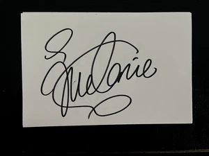 MELANIE C - CHART TOPPING SINGER - SPICE GIRLS - SIGNED WHITE CARD - Picture 1 of 1