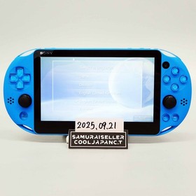 Sony Playstation PS Vita Aqua Blue PCH-2000 ZA23 Console Only PSV Slim Used