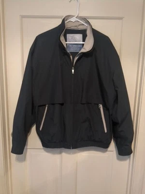 Chaqueta cortavientos Gear For Sports para hombre azul negra cremallera completa talla grande  Foto 1 de 4