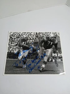Signed Tom Matte Baltimore Colts Football Photo Personalized NFL - Picture 1 of 7