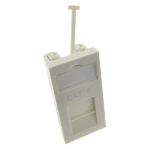 CAT6 Bas Profil RJ45 Module Keystone Avec Nom Plaque en Blanc [006693] - Bild 1 von 12