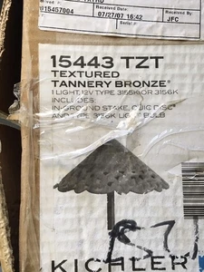 Kichler Landscape Path Light Textured Tannery Bronze 15443TZT New - Picture 1 of 5