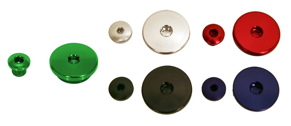 Kit plugue motor tarugo anodizado Outlaw Racing PP2706R vermelho Kawasaki KX250F KX450F - Imagem 1 de 1