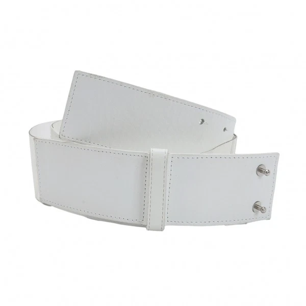 Cinturón ISSEY MIYAKE Vinilo Transparente Conmutador Cuero Doble Pin (K-126481) Foto 1 de 4