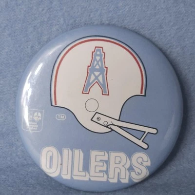 Vintage Houston Oilers Hat Cap Snap Back NFL Football Throwback Mens 80s - Image 1 of 2