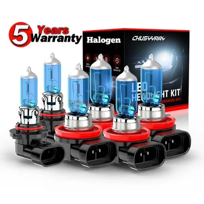 For 2013-2014 2015 Honda Accord Combo LED Headlight Fog Lights 6*Bulb Kit 5000K - Image 1 of 4