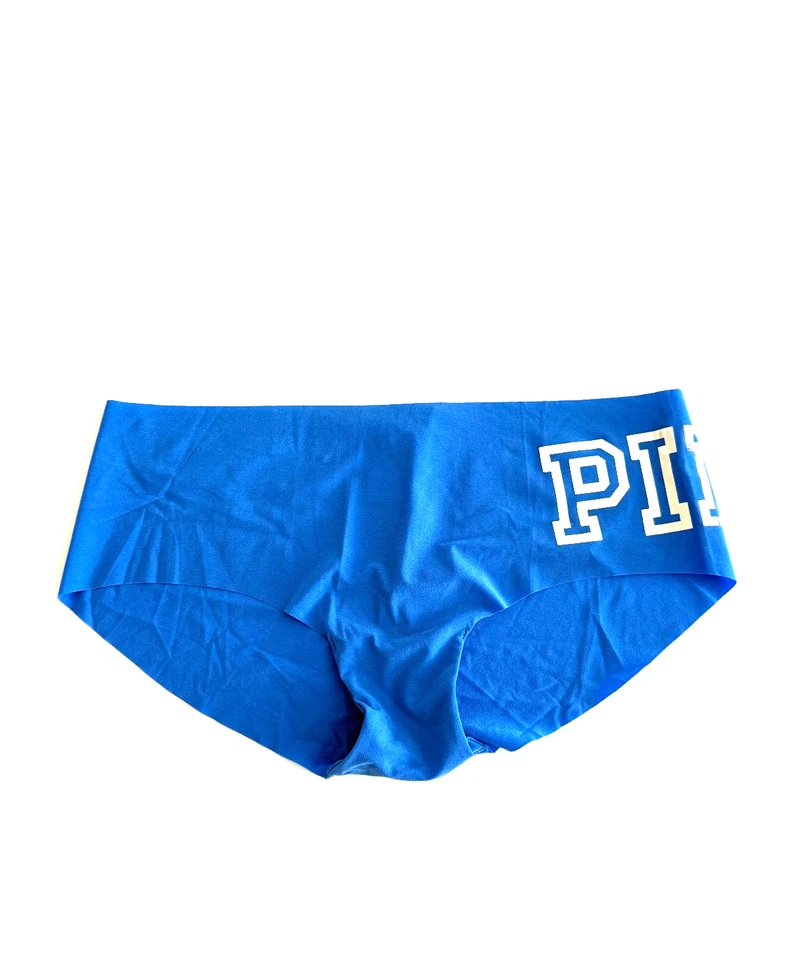 Victoria's Secret PINK No-Show Hipster Panty Cerulean - Image 1 of 1