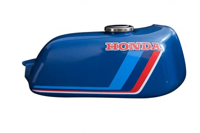 Honda ATC70 синий окрашенный стальной топливный/бензиновый бак (1978–1985) восстановление премиум-класса - Изображение 1 из 4