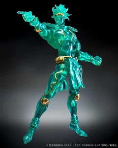 F JoJo's Bizarre Adventure Super Action Statue Figure Star Platinum Ver.CLEAR - Picture 1 of 10