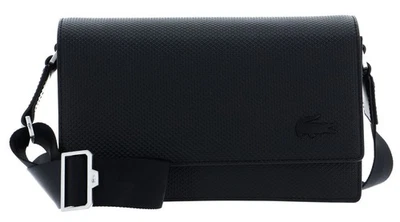 LACOSTE sac à épaule bandoulière Flap Reporter Bag Noir - Image 1 of 4