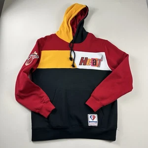 Mitchell & Ness Miami Heat Hoodie Sweatshirt 75Th Anniversary Mens Large Sweater - Picture 1 of 8