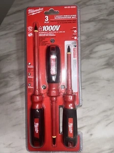 Milwaukee (48-22-2202) Slotted Screwdriver, Phillips Screwdriver, ECX... - Picture 1 of 2