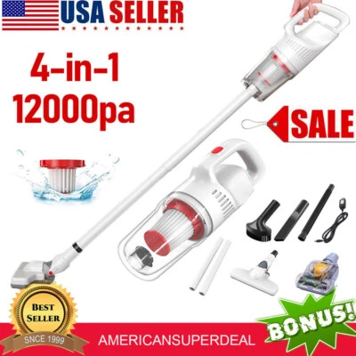4in1 Portable Wireless Cordless Handheld Air Blower Vacuum Cleaner Home Car 120W - Image 1 of 4