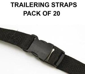 PACK OF 20 TRAILERING STRAPS FOR 9 OZ CUSTOM FIT BOAT COVER- 10' IN LENGTH - Picture 1 of 1