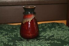 Vintage?Art Pottery Drip Glazed Vase 5 1/2"- No Signature Or Mark 