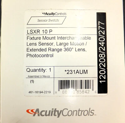 ACUITY SENSOR SWITCH LSXR 10 P SENSOR - Image 1 of 2