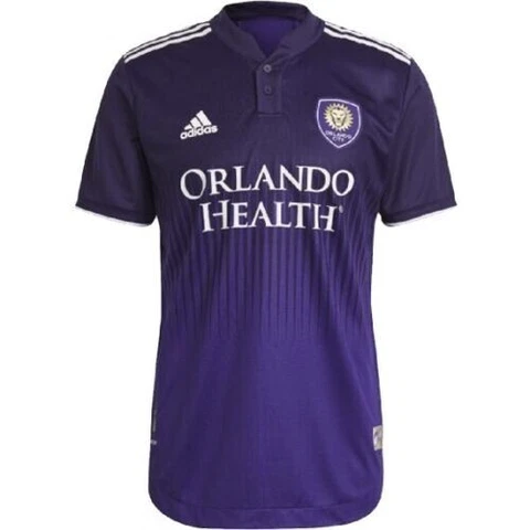 adidas Orlando City SC Player Soccer Primary Jersey Men's Purple GI6448 NWT Cover