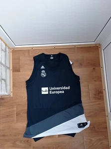 CAMISETA DE BALONCESTO ADIDAS DEL REAL MADRID 2018 NUEVA CON ETIQUETAS MAILLOT DP1130 TALLA XL - Imagen 1 de 8