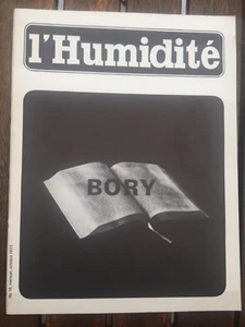 L'humidité N°18 Spécial Jean-François Bory Revue art avant garde poésie concrète - Picture 1 of 1