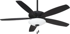 Minka Aire F522L-CL Mojo 52" Coal Black Ceiling Fan with LED Light - Picture 1 of 9