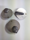 Lot Of Fishing Lead Sinkers Disc Swivel Shaped Weights 4 Oz And 3 Oz